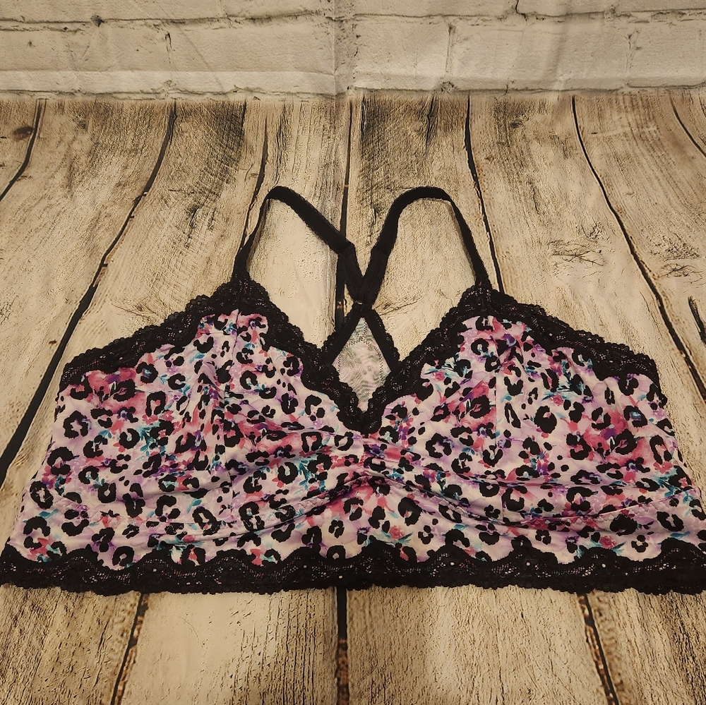 Torrid unlined microfiber bralette sz 4 NWT